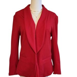 Bar III Vibrant Red Women's Blazer